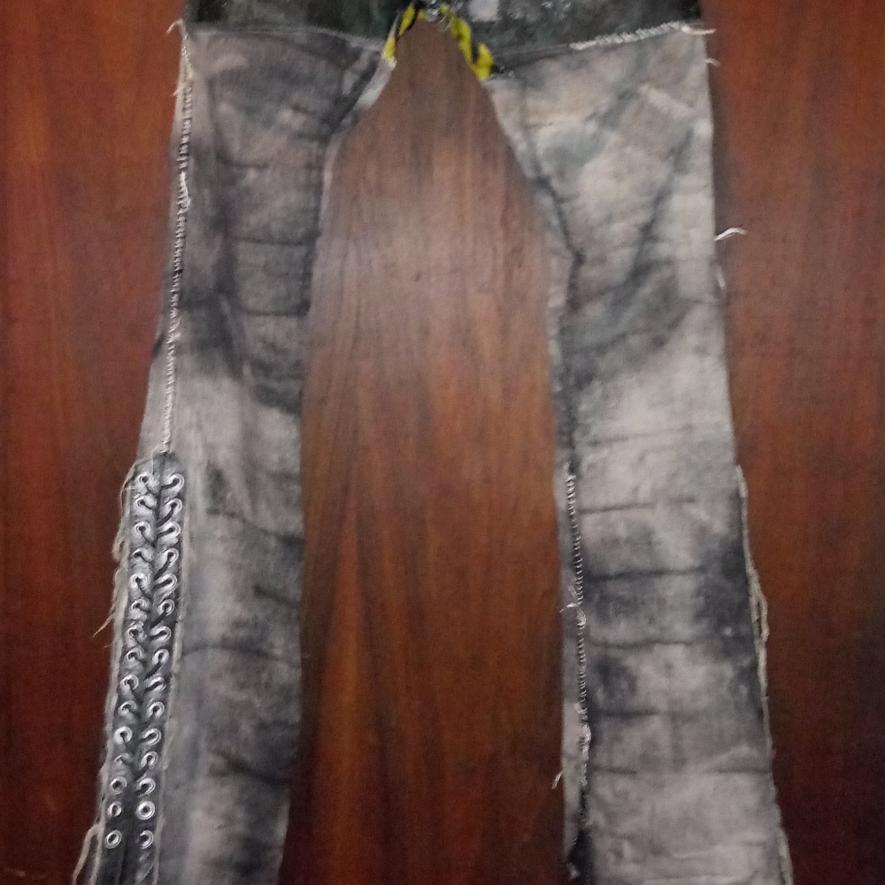 (Kat Von D's)Agatha Blois/NYC Custom Leather Pants - Picture 3 of 10